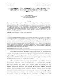 Hal ini disebabkan karena masalah yang dihadapi bukanlah masalah yang pernah dihadapi siswa sebelumnya. Https J Cup Org Index Php Cendekia Article Download 197 136