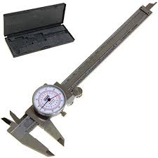 Anytime Tools Dial Caliper 6 150mm Dual Reading Scale Metric Sae Standard Inch Mm