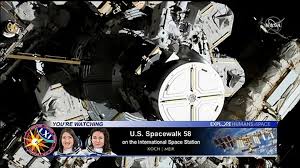 Koch & meir replaced a faulty battery charge/discharge un. Nasa Launches First All Female Spacewalk With Astronauts Christina Koch And Jessica Meir Video Dailymotion