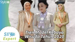 Perpaduan antara konsep rancangan desainer muslim dengan rancangan desainer kebaya membuat baju ini semakin diminati da populer dikalangan anak muda, tak pelak ketika acara perpisahan sekolah memilih menggunakan baju ini. Model Kebaya Wisuda Terbaru Yang Jadi Tren Fashion Indonesia 2020 Stylo Id Youtube