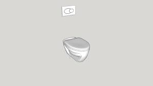 Système durafix pour fixation invisible inclus. Wc Suspendu 3d Warehouse