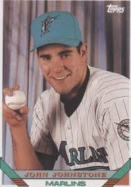 1993 Topps Rookie John Johnstone #454 Florida Marlins Baseball