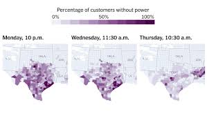 The deadly texas power outages were likely caused by known flaws in a supply system unique to the lone star state — and had nothing to do with power lines are shown on feb. Winter Storm And Texas Power Outage Map The New York Times
