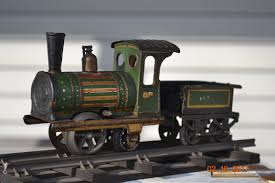 Issmayer Locomotive Tender German Tinplate Clockwork Loco Toy Train Tinplate Toy Train Sets