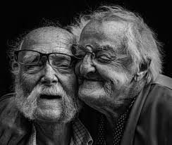 Admiring the newly wedded couple dancing downtown