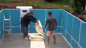 Technique De Presentation D Un Liner De Piscine Et Depliage Avi Youtube