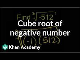 Since, 8 is a perfect cube number, it is easy to find the cube root of a number. Worked Example Cube Root Of A Negative Number Video Khan Academy