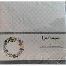 Tempat bikin undangan dengan banyak pilihan jl. Blanko Undangan Kosong Undangan Pernikahan 1 Pack Shopee Indonesia