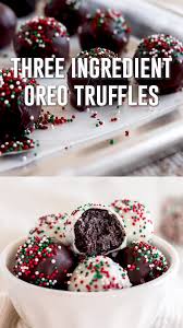 Oreo Truffles Recipe Video Video Recipe Video In 2020 Oreo Truffles Holiday Baking Holiday Desserts