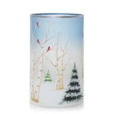Pines Birch Jar Candle Holder Yankee Candle