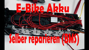 E Bike Akku Selber Reparieren Bms Tauschen Samsung Sdi 3610b Li Ion Youtube
