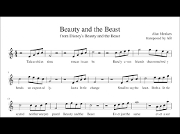 Download Beauty And The Beast Flute Sheet Music Pdf Mp3 Dan Mp4 2018 Balon Mp3