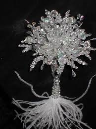 If you require you order to be made sooner than this please contact us prior to ordering to see if we can accomodate and earlier dispatch date. Jewelled Crystal Bridal Bouquet 3 Wedding Brooch Bouquets Crystal Bouquet Bridal Bouquet