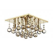 With the right placement and design, anything from pendants to wall sconces to low profile ceiling fans are possible. Modern Light Fitting Crystal Faceted Droplets And Square Gold Frame