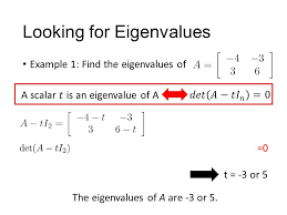 The following are the steps to find eigenvectors of a matrix: Characteristic Polynomial Hung Yi Lee Outline Last Lecture Given Eigenvalues We Know How To Find Eigenvectors Or Eigenspaces Check Eigenvalues This Ppt Download