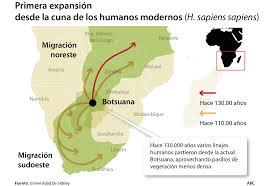 Mapa interactivo de no map online (vectorial). Situan En El Mapa La Primera Patria De Todos Los Humanos Modernos