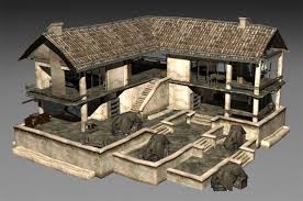 Abandoned House Free 3d Model 3ds Max Tga Free3d