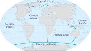 Apele oceanice / maritime oceanul: Oceanele Terei Calator Pe Mapamond