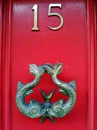 Knocker On Red Door Number 15 With Pisces Fish Face Is A Useful Picture To Say Sponsored Sponsored Ad Door Knocker Pisces Fish Red Door Door Numbers