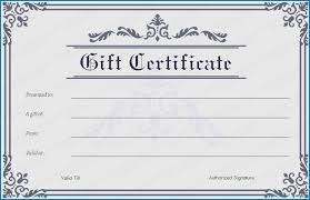 Select the certificate border you would like to use. Free Printable Gift Certificate Template Templateral