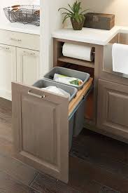 Our Base Paper Towel Cabinet Has An Under Counter Paper Towel Holder And Waste Baske Farmhouse Kitchen Cabinets Kitchen Cabinets Makeover Kitchen Remodel Small