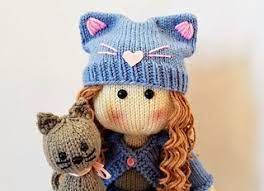 Knitters will be delighted by the knitted world of amy gaines. Ravelry Katrina Doll Her Kitten Pattern By Heather Kumpf
