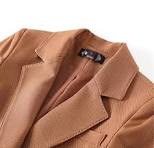 Amazon.com: Caqui Traje Mujer Primavera Profesional Moda ...