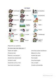La Ville French Expressions Enseignement Du Francais L Education Francaise