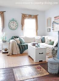 No Sew Drop Cloth Slipcover Town Country Living Drop Cloth Slipcover Diy Couch Cover Home Decor