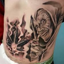Weed tattoos designs ideas and meaning tattoos for you. Colored Goblin Tattoo Designs