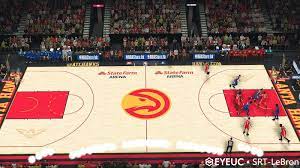 The statement edition uniform design sets the tone for big games or rivalries and make a bold statement every time they step on the court, read the release. Atlanta Hawks Court 20 21 Season By Srt Lebron For 2k21 Nba 2k Updates Roster Update Cyberface Etc