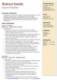 Congressmen paul sarbanes and michael oxley drafted the act with the goal of improving corporate governance and accountability, in light of the financial scandals that occurred at enron. It Auditor Resume Samples Qwikresume
