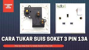 Socket compatible with plug types a. Diy Cara Pasang Suis Soket 3 Pin 13a How To Install 3 Pin 13a Socket Malaysia Version Switch Youtube