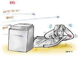 Resultado de imagem para intervenção  no rio charge