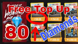 And, you can participate in luck royale and diamond spin to obtain various unique character skins, weapon skins, weapon upgrades and even cosmetic. Free Fire Free Diamond Top Up Trick In Hindi 80 Diamond Free Top Up Youtube