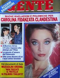 Sorprendente e meravigliosa come sempre oriella dorella #orielladorella #christianfaggetti #andrearisso #crema #saturday #july. Oriella Dorella Gente Magazine 14 July 1982 Cover Photo Italy
