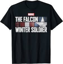 The image is png format and has been processed into transparent background by ps tool. Amazon Com Marvel The Falcon And The Winter Soldier Shield Logo T Shirt Clothing