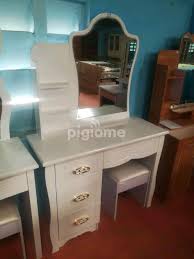 Product title ktaxon elegance white dressing table vanity table and stool set wood makeup desk with 4 drawers mirror average rating. Dressing Tables In Nairobi Pigiame