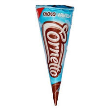 If a person eats half a cup, approximately the amount in th. Ice Cream Cone Cornetto Choco Vanilla Cone Wholesale Trader From Vadodara