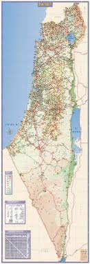 Israel political map 650x1347 / 414 kb go to map detailed map of israel with cities large detailed map of israel Maps Of Israel Full Israel Map Poster Banner In English Hebrew