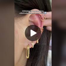 I Got My Conch Pierced About 4 Months Ago, And Got The Jewelry Changed  Yesterday At The Shop. The Picture With Tan Shirt Was Yesterday And The  Blue Shirt Is Today. Reaction