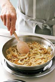 (you will have about 10 cups of onions.) heat the olive oil in a large saute pan over medium heat. How To Saute Onions Until They Re Golden And Delicious Better Homes Gardens