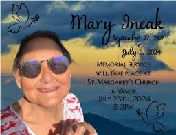 💜 So many people are going to want to remember Mary. Just know there are  only 75 seats for people and if there is more, people will have to stand  for the
