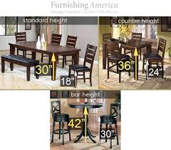 When determining the height you should take into consideration not only the. Standard Height Vs Counter Height Vs Bar Height Tables Comparision Image Bar Height Table Modern Home Furniture Home Decor