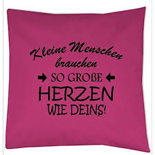 Kissen Kissenhulle Kissenbezug Kleine Menschen Brauchen So Grosse Herzen Wie Deins Handmade Produkte Schreibwaren P Kissenbezuge Kissenhullen Kissen
