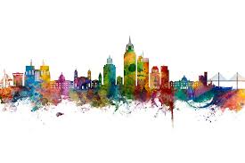 Maybe you would like to learn more about one of these? Mobile Alabama Skyline Digital Art By Michael Tompsett