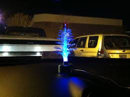 Lighted Christmas Tree On The Dash Of My Car Me Christmas Tree Lighting Birthday Candles Light