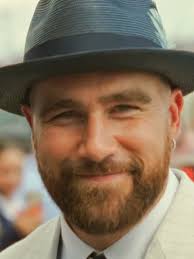 Kansas City Chiefs' Travis Kelce arrived at Churchill Downs for the 150th  Run for the Roses at Churchill Downs, May 4, 2024. Later in the day, he was  spotted down near the track cheering