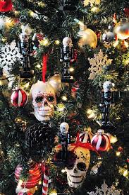 Pewter skull tribal maori silver christmas ornament and holiday decoration. Peachy Cheek Sugar Skull Nutcrackers And Ornaments Creepy Christmas Scary Christmas Dark Christmas
