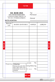 Bisnis itu mencari rugi, sehingga saat rugi kita bersemangat. Membuat Desain Nota Penjualan Barang Desain